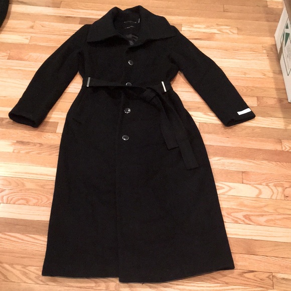 Calvin Klein 12 wool coat full length - Picture 2 of 7